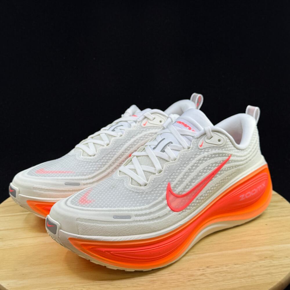 Nike Vomero Plus White Orange HV8154-107 Size 10W/ 8.5M Shoes - Picture 4 of 9